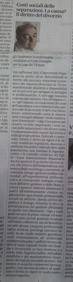 costi sociali divorzi
